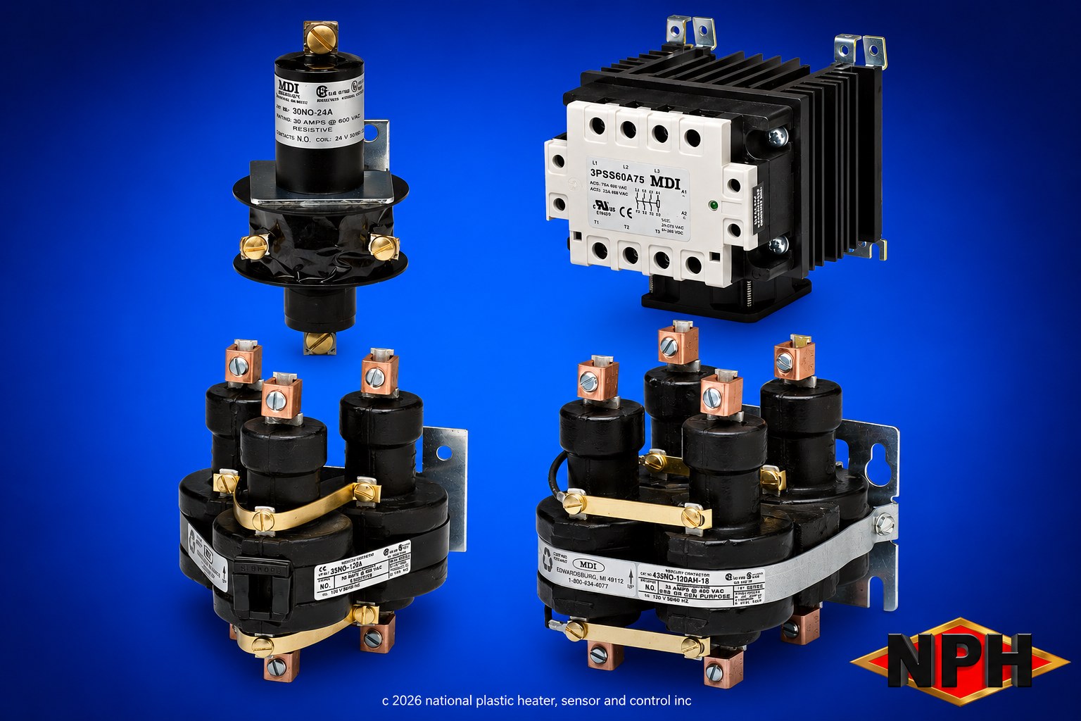Mercury Displament Relays/Contactors, MDRs